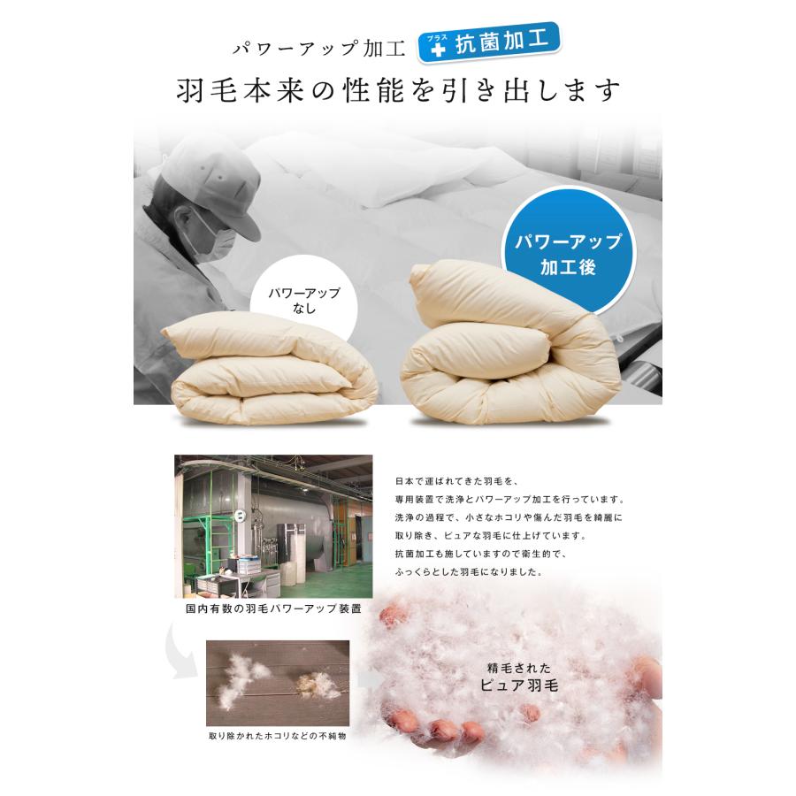 昭和西川 羽毛布団 シングル 掛け布団 羽毛ふとん冬布団 羽毛 冬 羽毛