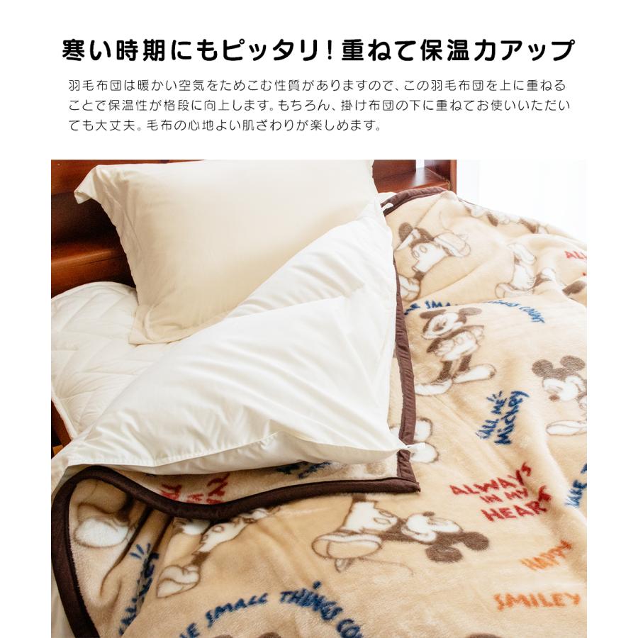 昭和西川 毛布 ニューマイヤー毛布 1.0kg ディズニー ミッキーマウス