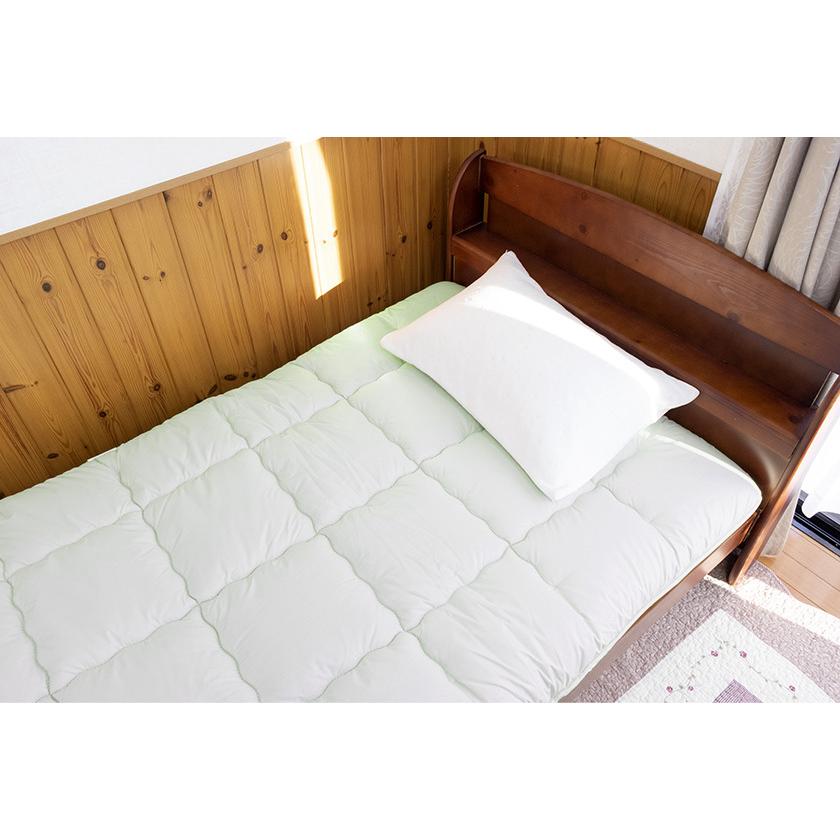 敷布団 敷ふとん シングル 体圧分散 キャメル混三層敷 厚い 和室