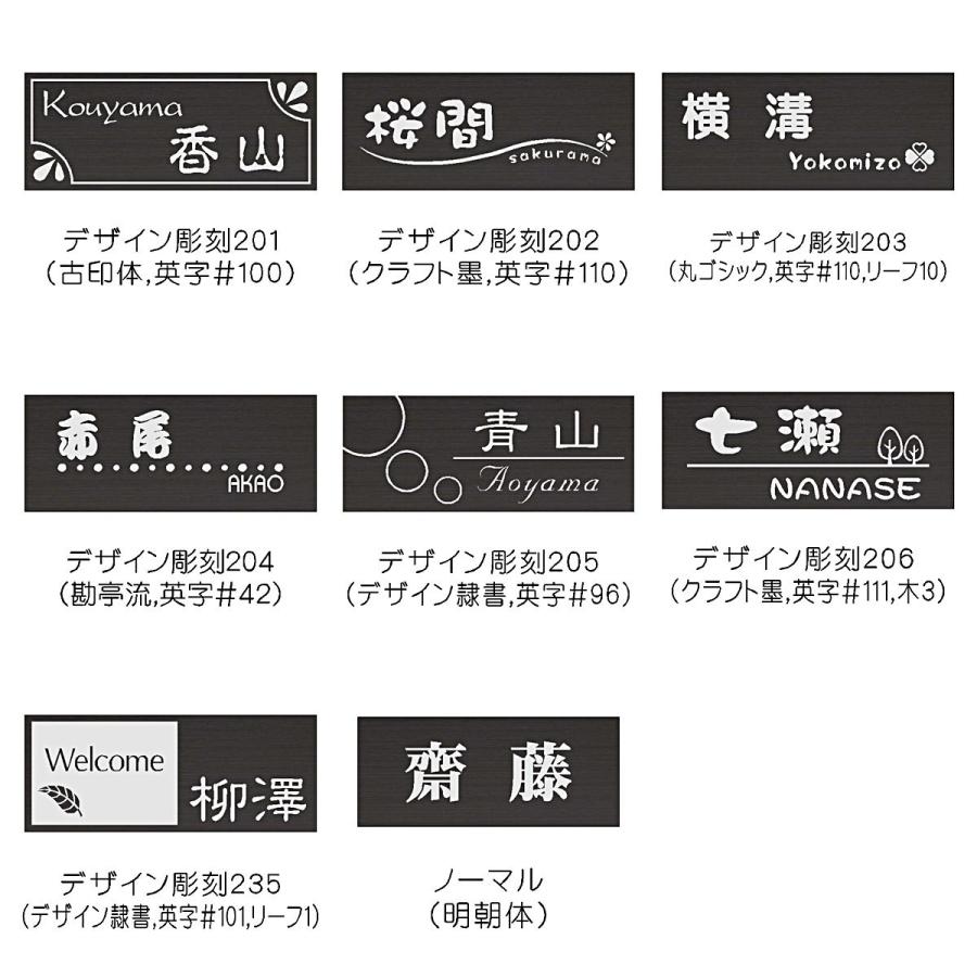 -yuki32768- Sサイズ表札 表札 マンション ステンレス マグネット オーダーサイズ DSFM