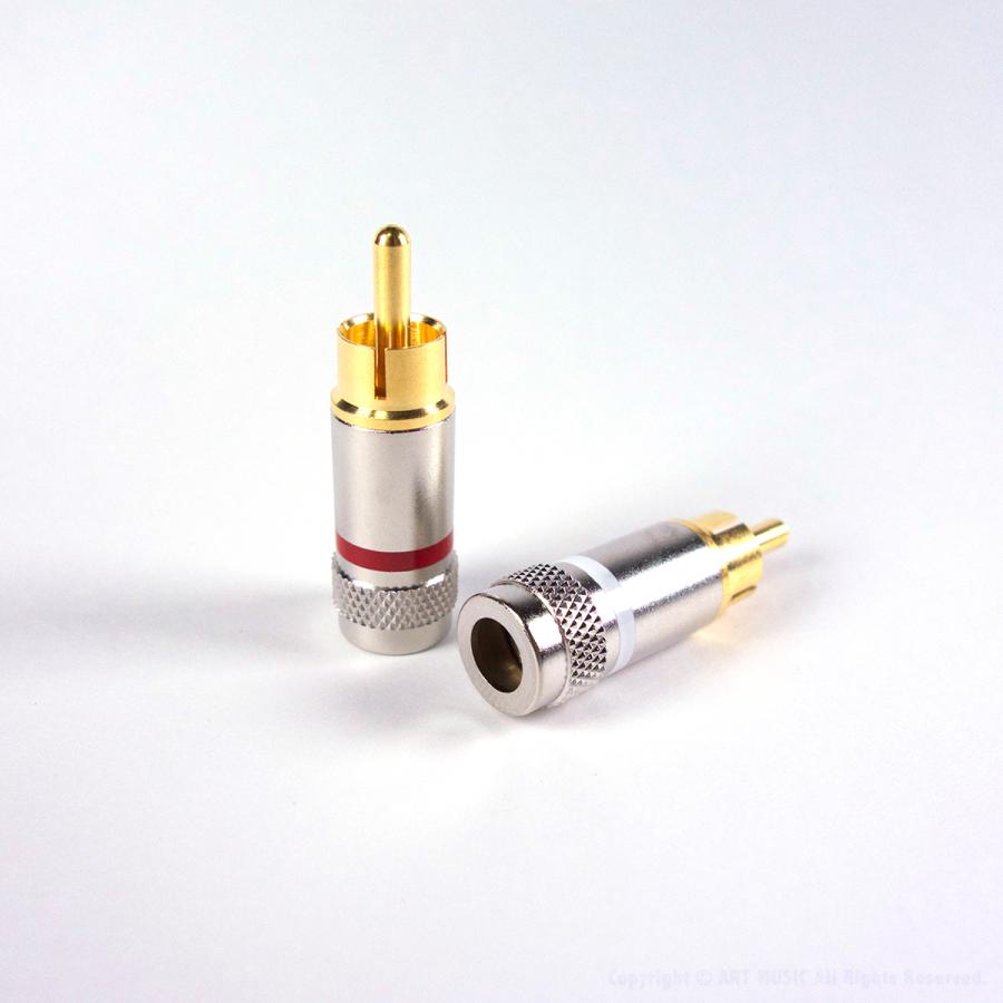 MOGAMI (モガミ) NEGLEX 7551 Hi-Fi RCAプラグ (金メッキ, φ6mm MOGAMI (モガミ) NEGLEX 7551 Hi-Fi RCAプラグ (金メッキ, φ6mm