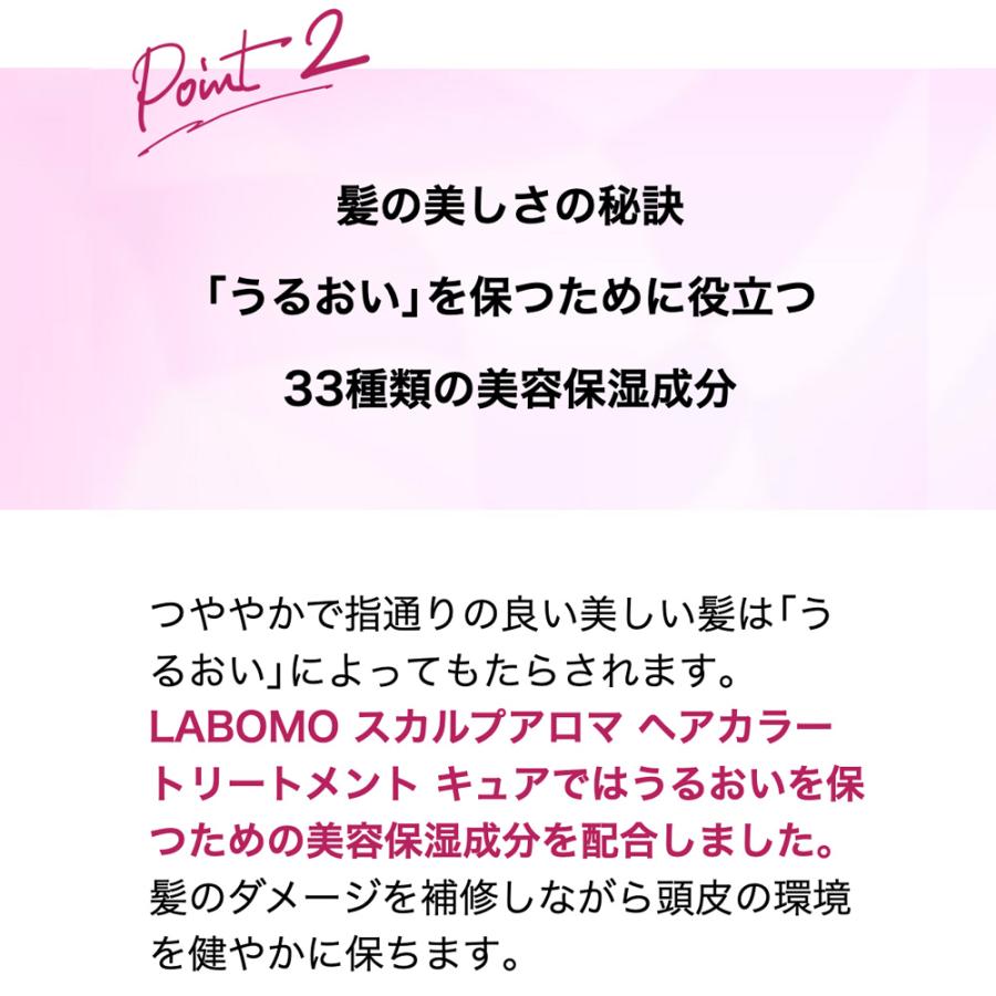 LABOMO 定期購入 ヘアカラートリートメント キュア 白髪染め 女性用