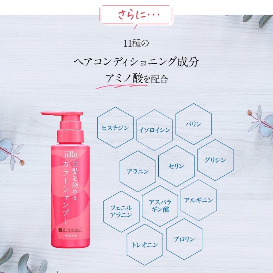 LABOMO 白髪を染めるシャンプー iiRo（イーロ） 200mL 1本 単品