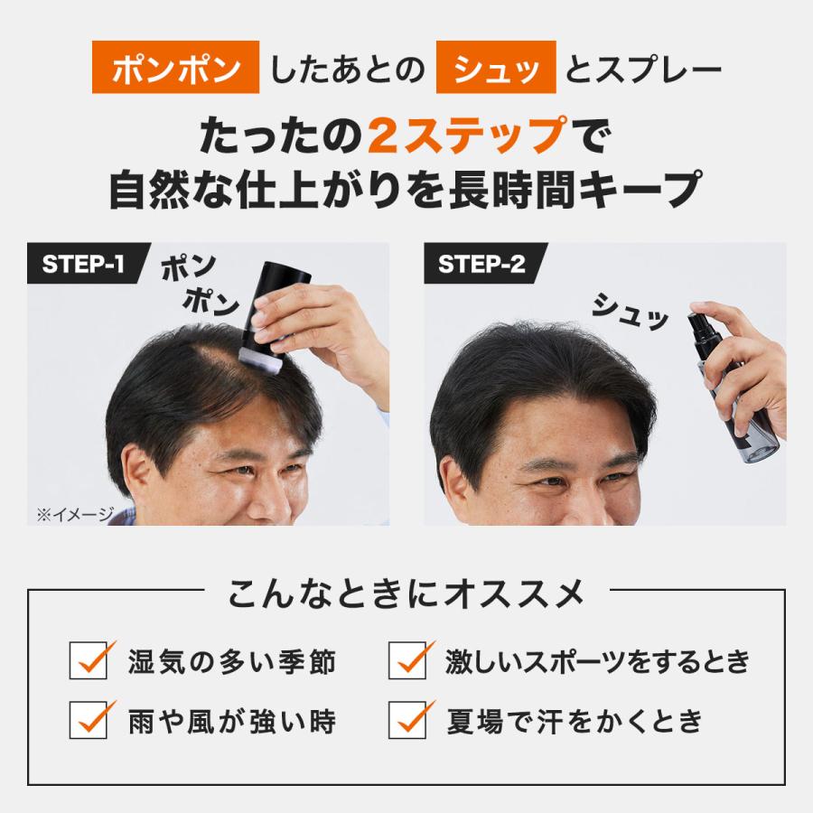 ON HAIR オンヘアー 頭髪ボリュームアップ用人工毛粉末 男女兼用5個セット アートネイチャー 薄毛隠し 白髪隠し ボリュームアップ 増毛パウダー