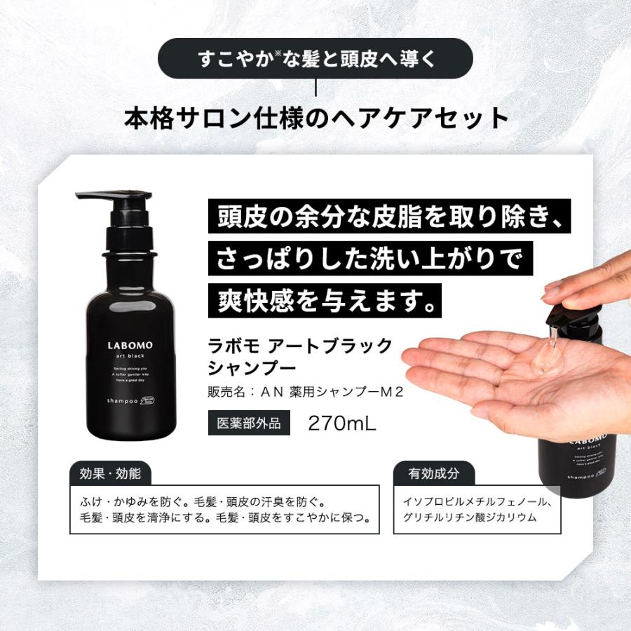 LABOMO 薬用シャンプー 270mL メンズ シャンプー フケ かゆみ 男性