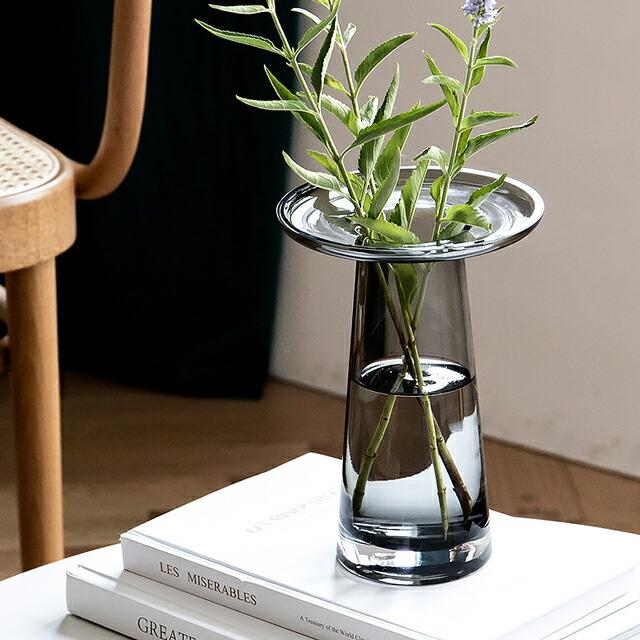 Plat ガラス フラワーベース グレー 花瓶 Art Of Black Flowervase Art Of Black 通販 Yahoo ショッピング