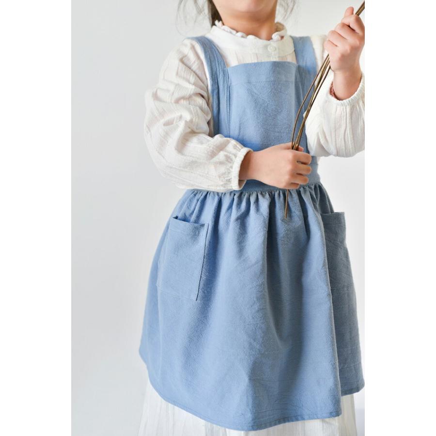 ネコポス送料無料 親子 子供用 エプロンワンピース S M 2サイズ チャコールグレー サーモンピンク ブルーグレー マスタード 無地 Art Of Black Kitchen Art Of Black 通販 Yahoo ショッピング