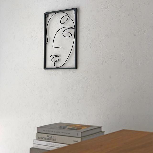 One stroke ワイヤー ウォールアート パネル [ART OF BLACK] poster03065ART OF BLACK