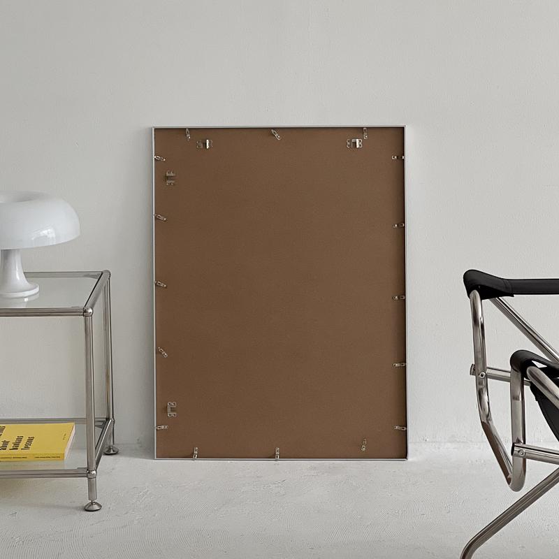BAUHAUS レタリング シルバーフレーム アートポスター 80×60cm BAUHAUS レタリング シルバーフレーム アートポスター 80×60cm