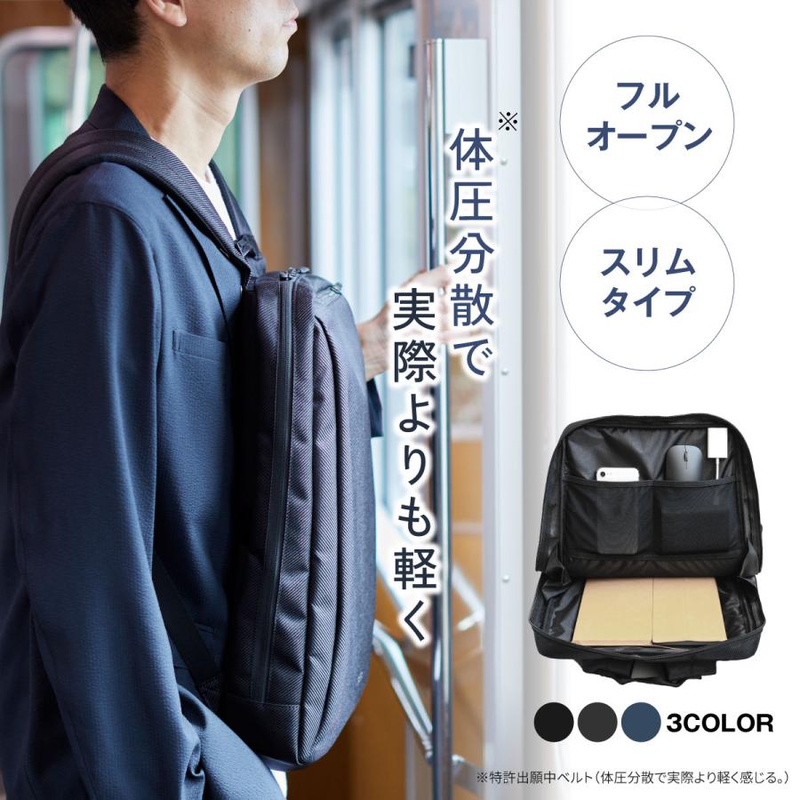 リュック メンズ レディース 前持ち 通勤 通学 超軽量 シンプル バック 