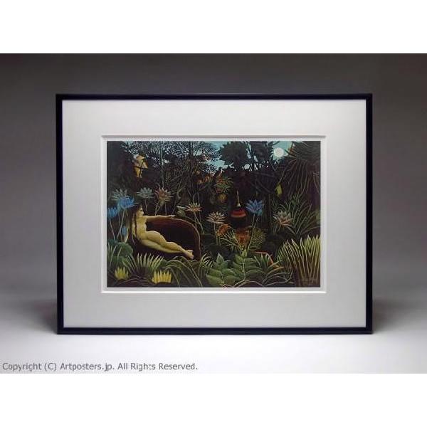 【出荷区分B】アンリ・ルソー　夢　額付ポスター Henri Rousseau:The Dream｜artposters