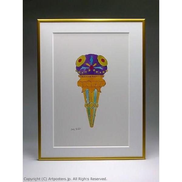 【出荷区分B】アンディ・ウォーホル　アイスクリーム・デザート　紫　額付ポスター　Andy Warhol: Ice Cream Dessert, c. 1959 (purple fancy)｜artposters｜04