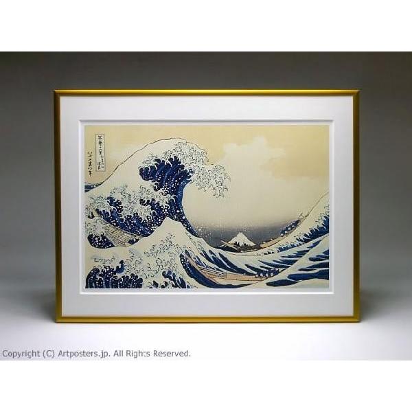 【出荷区分B】葛飾北斎　冨嶽三十六景　神奈川沖浪裏　額付ポスター　Katsushika Hokusai:The Great Wave at Kanagawa｜artposters｜04