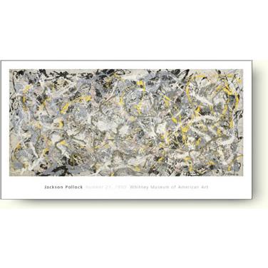 【出荷区分C】絶版品ジャクソン・ポロック(Jackson Pollock)　ナンバー27, 1950年　【アートポスター】｜artposters