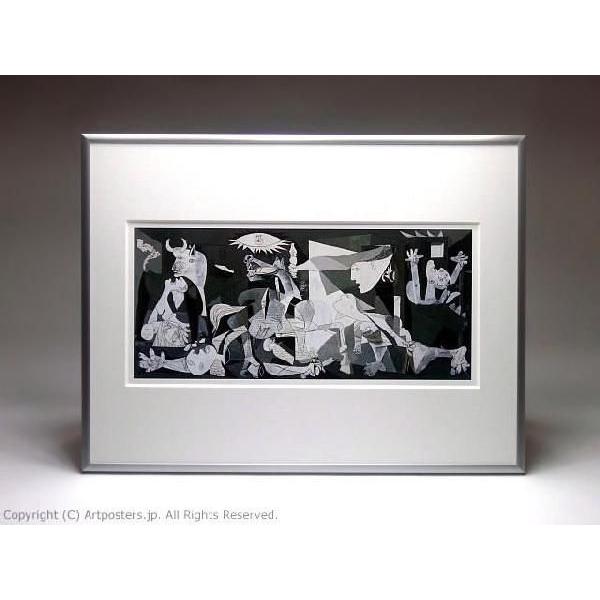 【出荷区分B】パブロ・ピカソ　ゲルニカ　額付ポスター Pablo Picasso:Guernica, 1937
