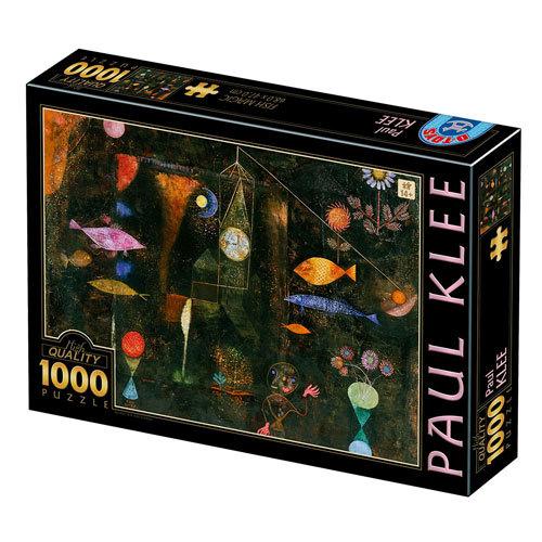 ジグソーパズル・D-Toys・77424-KL01 Paul Klee Fish Magic 1000ピース 47×68cm