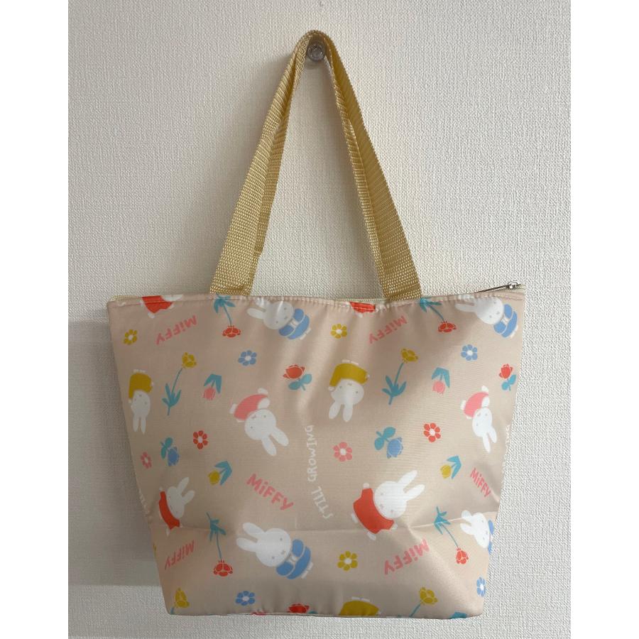 miffy ミッフィー 保冷保温 ランチバッグ トートバッグ ベージュ