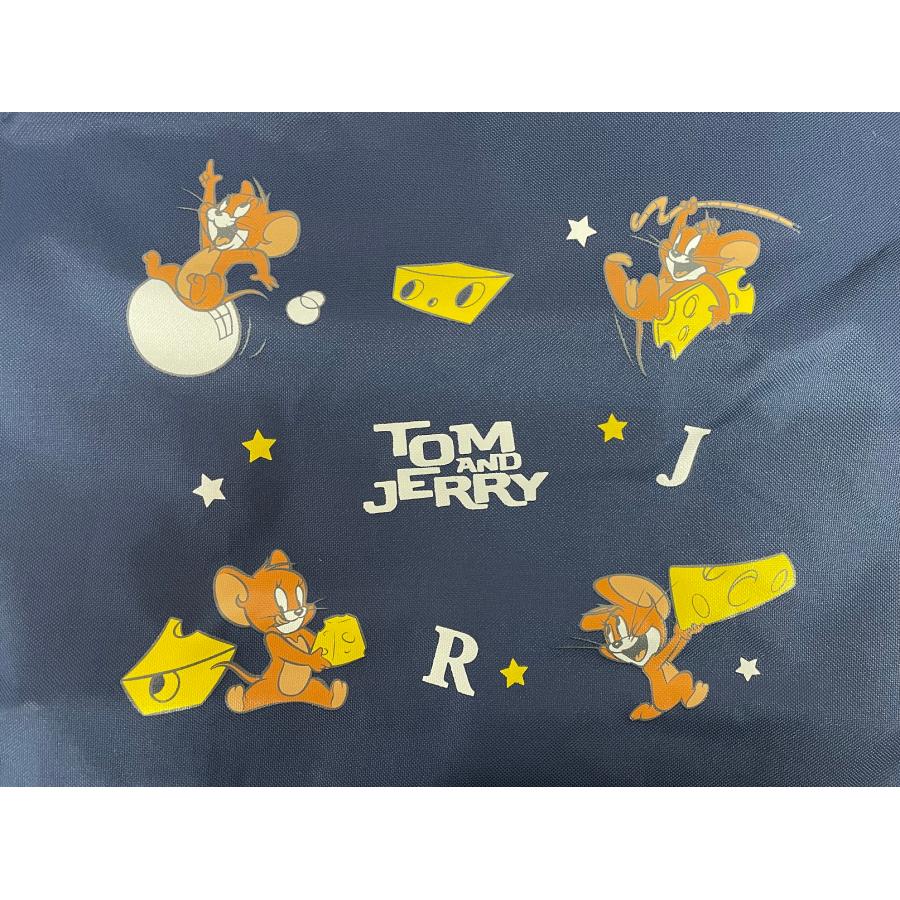 トム&ジェリー ビッグトートバッグ ネイビー エコバッグ トム&ジェリー ビッグトートバッグ ネイビー エコバッグ