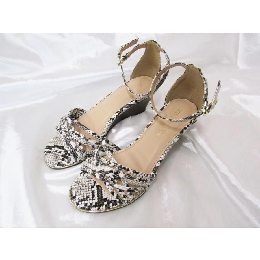Natural Beauty Basic アウトレット パイソン柄ヒールサンダル S 22 5cm Bland 176 Bland 176 ギャラリー蓮華 通販 Yahoo ショッピング
