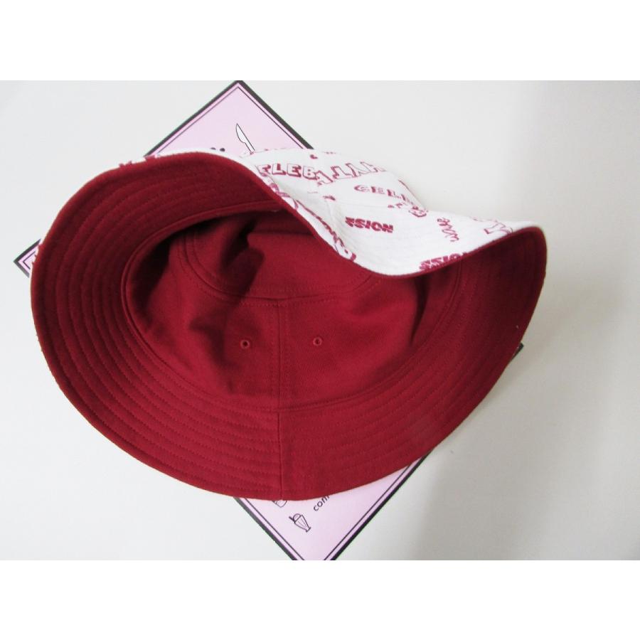 レイバックス スウェット リバーシブル バケットハット ホワイト