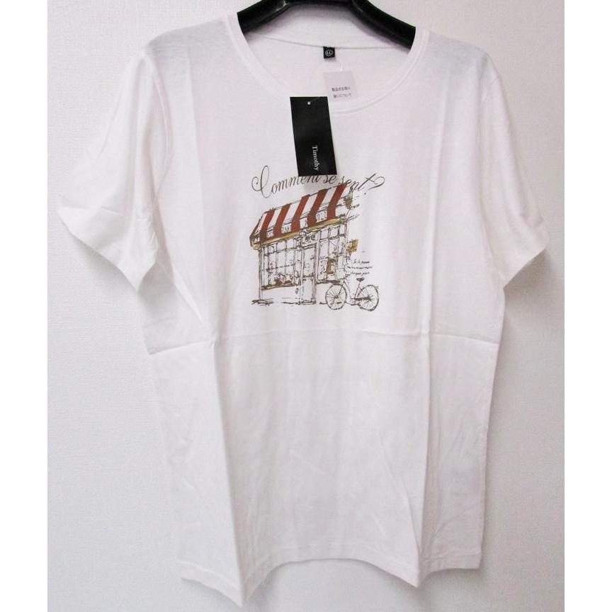 Timothy 手書き風 ロゴイラスト レディースtシャツ ホワイト Ll バスト 93 101cm 身長 154 162cm Kansaifashion 04 Kansaifashion 04 ギャラリー蓮華 通販 Yahoo ショッピング