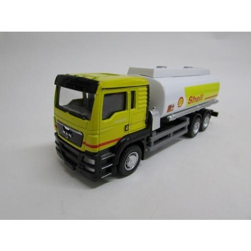 ダイキャストミニカー Shell タンクローリー MAN TGS トラック 1 ダイキャストミニカー Shell タンクローリー MAN TGS トラック 1