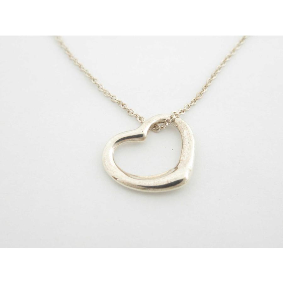 TIFFANY&Co. ティファニー オープンハート ネックレス シルバー925 