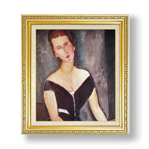 モディリアーニ ヴァン・ムイデン夫人の肖像 F10　　絵画　販売 10号　油彩　人物画　673×599mm 送料無料