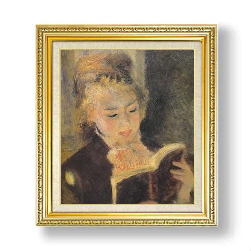 ルノワール 読書する少女 F10 油絵 直筆仕上げ 複製画 額縁付 絵画 販売 10号 油彩 人物画 673 599mm 送料無料 Fn 0151 絵画販売アートレスト ヤフー店 通販 Yahoo ショッピング