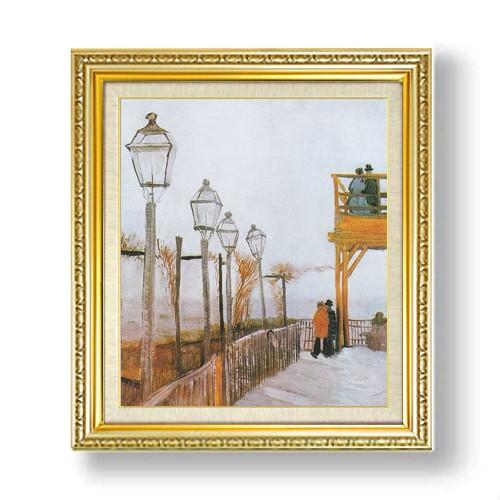 ゴッホ モンマルトル F10　　絵画　販売 10号　油彩　風景画　673×599mm 送料無料