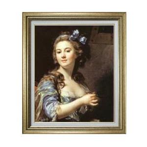 マリー=ガブリエル・カペ 自画像 Ｆ15　【油絵 直筆 複製画】【油彩　国内生産　アクリル付】絵画　販売 15号　人物画　812×690mm 送料無料 | 