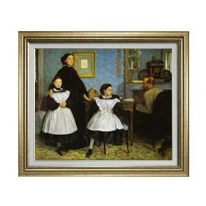 エドガー・ドガ ベレッリ家の肖像 F15 【油絵 直筆 複製画】【油彩