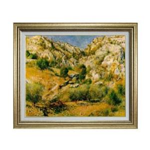 限定数のみ！ ルノワール Rocky Craggs at l'Estaque Ｆ15 【油絵 直筆