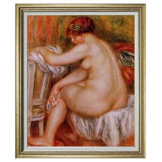 ルノワール 座る裸婦(2) F30 【油絵 直筆 複製画】【油彩 国内生産