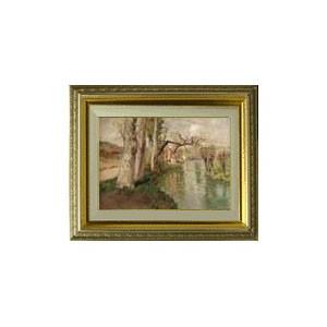 フリット・タヴロー ディエップからアルク川へ F4 絵画 販売 4号