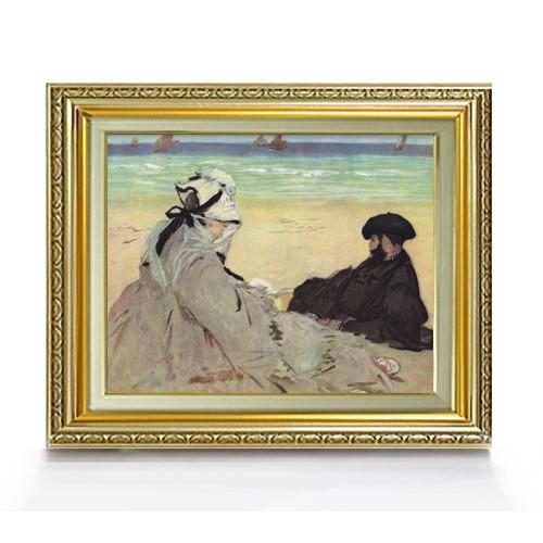 模写】絵画 菱田春草 日本画 花鳥図 額装品 横山大観に師事 T66 模写】