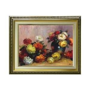 ルノワール 花のブーケ F6　　　（ルノアール）　6号　油彩　静物画　554×463mm 送料無料