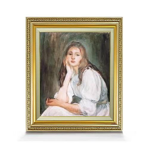 絵画 人物 F8 女性の肖像 油彩画 8号 F8 油絵 人物画#6 f8号