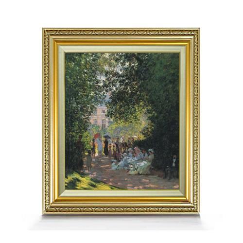 クロード・モネ モンソー公園2 F8 【油絵 直筆仕上げ 複製画】【額縁 
