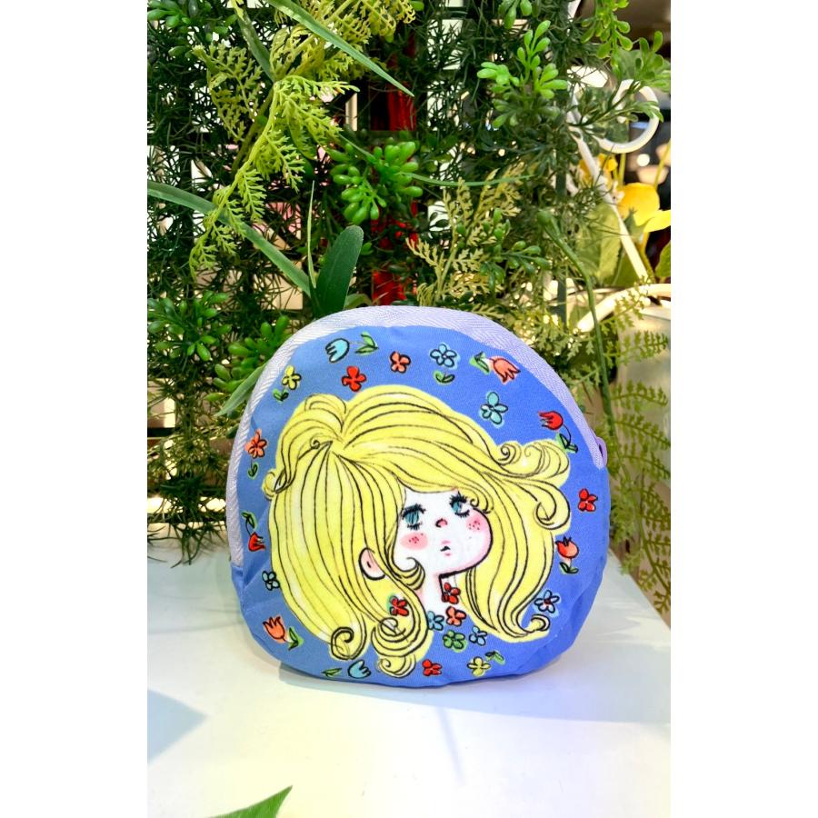 水森亜土】エコバッグ2種/(フルーツ、サムワン)/持ち運びに便利