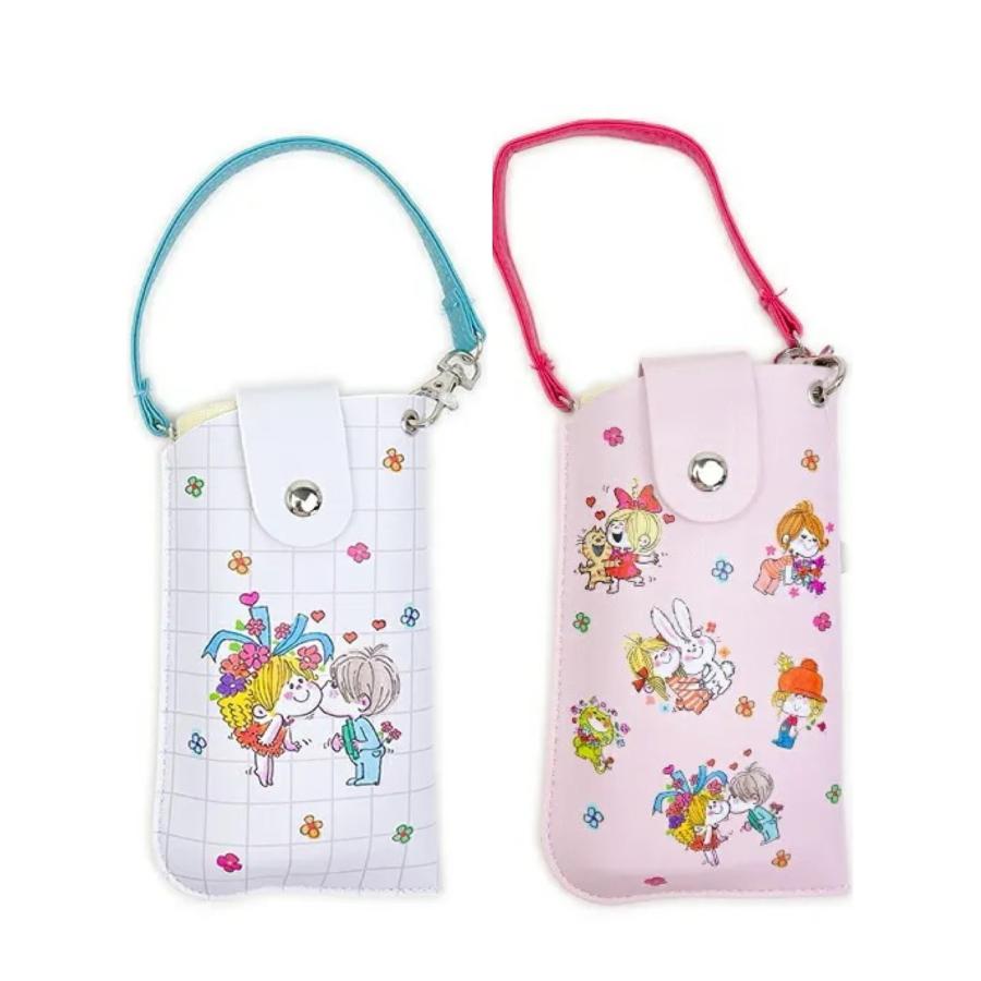 【水森亜土】フラットメガネケース〈2種類〉『ダイスキ、フレンズ』/めがね/ポーチ/女の子/あどちゃん/ギフト/プレゼント/グッズ/可愛い/ | 