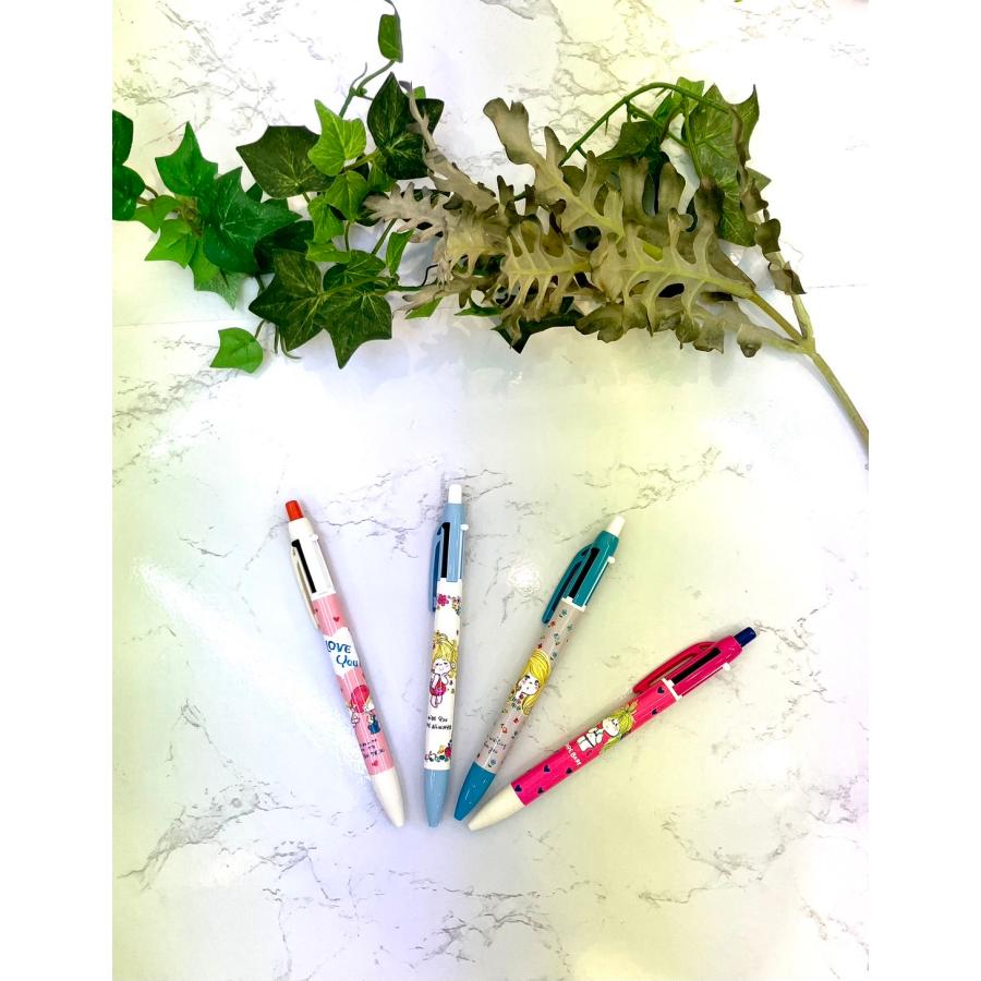 水森亜土】シャープ＆2色ボールペン/〈全4種類〉/シャーペン