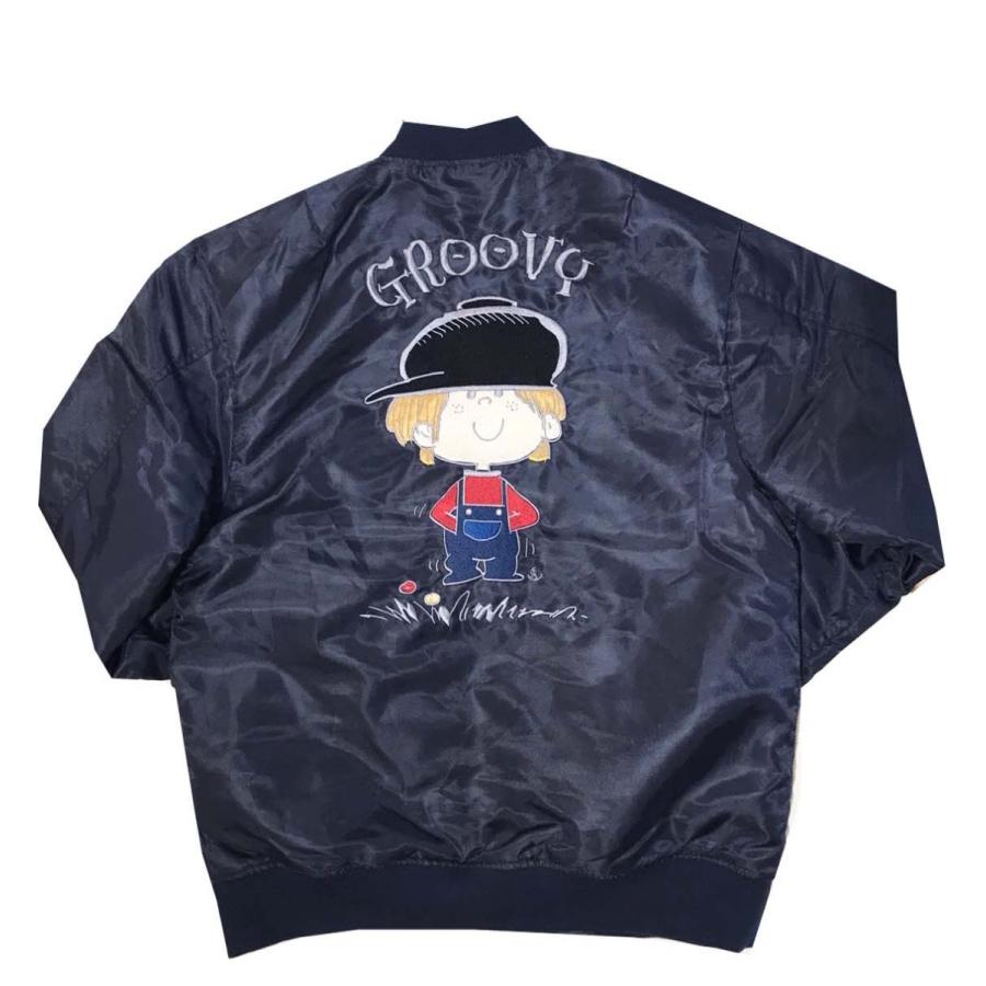 コンビニ受取対応商品 水森亜土 Ma 1 オトコノコ ネイビー ジャケット アパレル あどちゃん 亜土ちゃん 正規品 Technet 21 Org