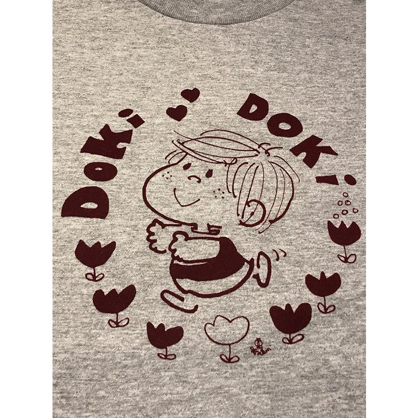 水森亜土 ロングスリーブtシャツ ドキドキ グレー 長袖 ロンt 大人かわいい 大人カジュアル シンプル イラスト Phaahtu3zf アートサロン和錆 通販 Yahoo ショッピング