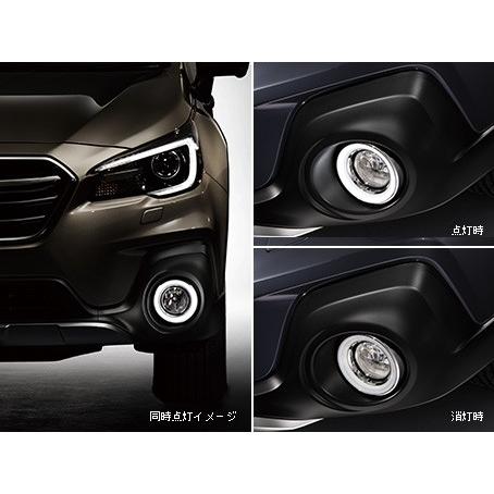 スバルアウトバック bs9 LED アクセサリーリング