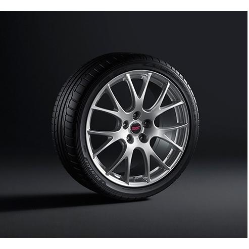 【インプレッサ・ＧＶ/ＧＲ】ＳＴＩホイール19インチ（BBS）（ライトシルバー）＊1本のみ【スバル部品】★ST28100ZR550▲