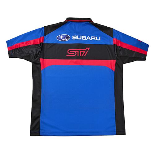 SUBARU STI 　【匿名】STI チームシャツ Lサイズ 廃盤品 SUBARU（スバル） STI チームポロシャツ【スバル】☆ : アーツ