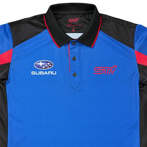 スバル　STI　 ポロシャツ 　3L SUBARU（スバル） STI チームポロシャツ【スバル】☆ : アーツ