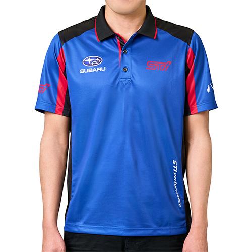 SUBARU（スバル） STI チームポロシャツ【スバル】☆ : アーツ