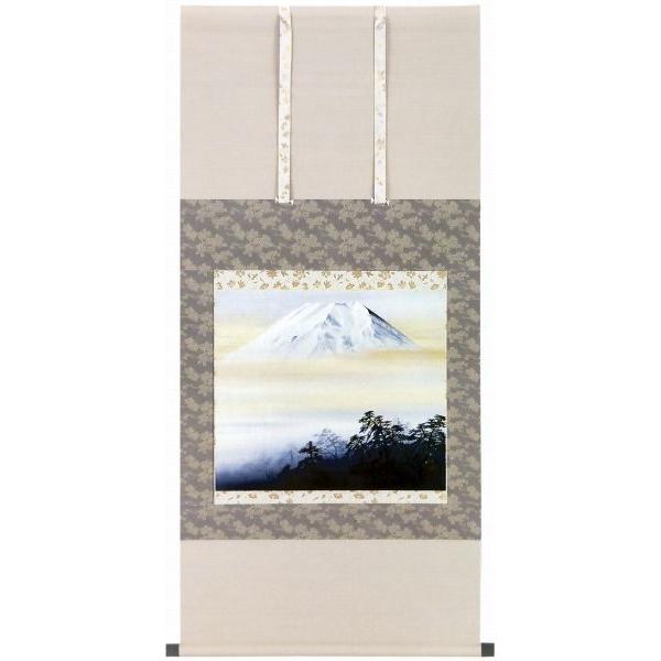 【予約販売品】 吉井大起『富士』日本画 【掛け軸・新品】 日本画